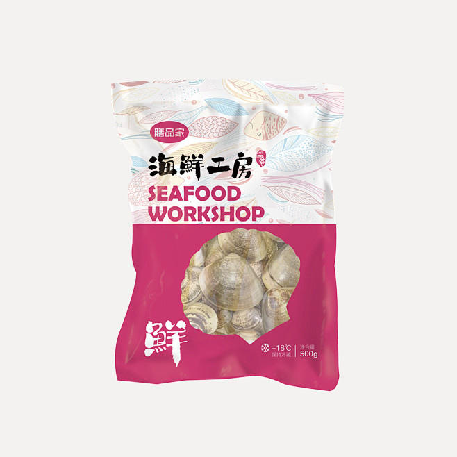 归云堂品牌策划海鲜包装设计案例分享：膳品...