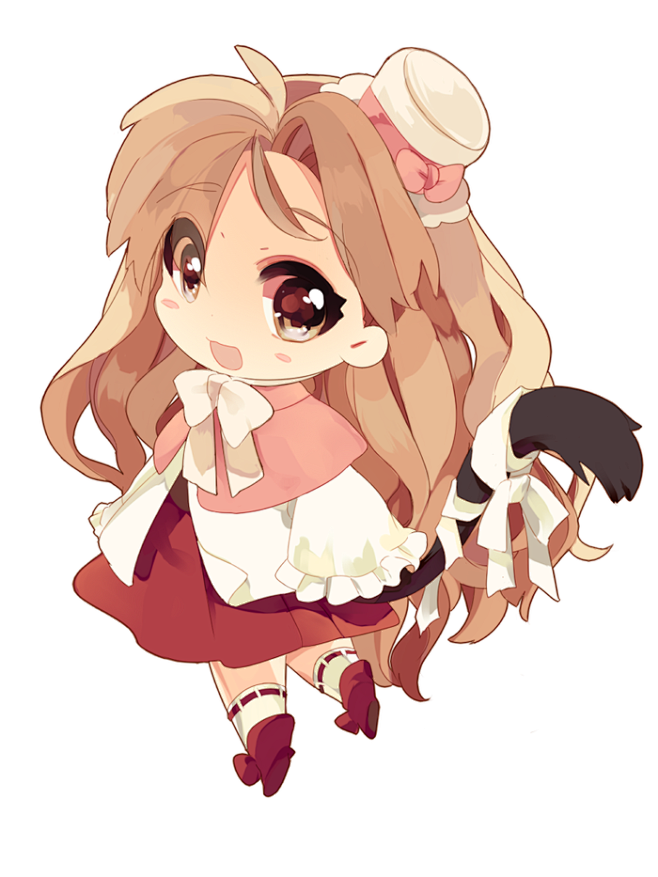 二次元少女q版萌系动漫插画头像qianxi丶