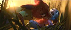 《疯狂动物城》 General 1920x808 Zootopia Nick Wilde Judy Hopps fox rabbits animals Anthro screen shot movies cartoon 3D