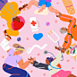 New Illustrations : These are some personal projects and various commissions I did over the last couple of months for: Venmo, Attentive, San Carlo &  Le Magazine.