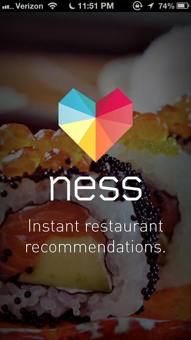 新版Ness应用程序手机界面设计_美食手...