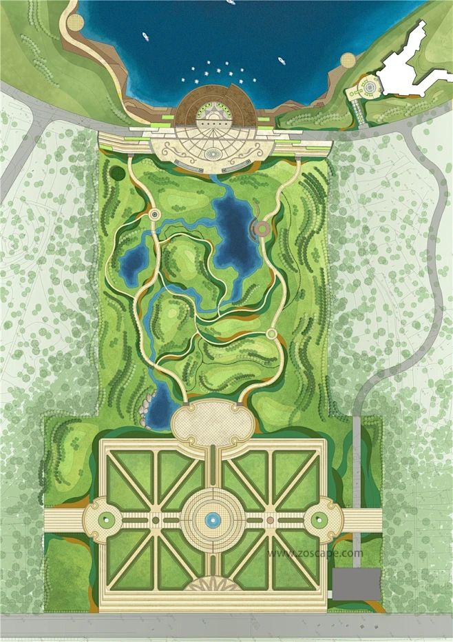 【新提醒】旅游庄园花田景观-城市花卉主题公园景观设计_平面图_ZOSCAPE-园林景观设计意向图库|园林景观学习网 - 景观规划意向图-花瓣网