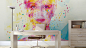Glamora - Wallcoverings : 5 illustrations commissioned by Glamora to be used for wallcoverings.