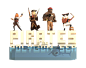 Pirates of the polygon sea : Low poly models for a game contest