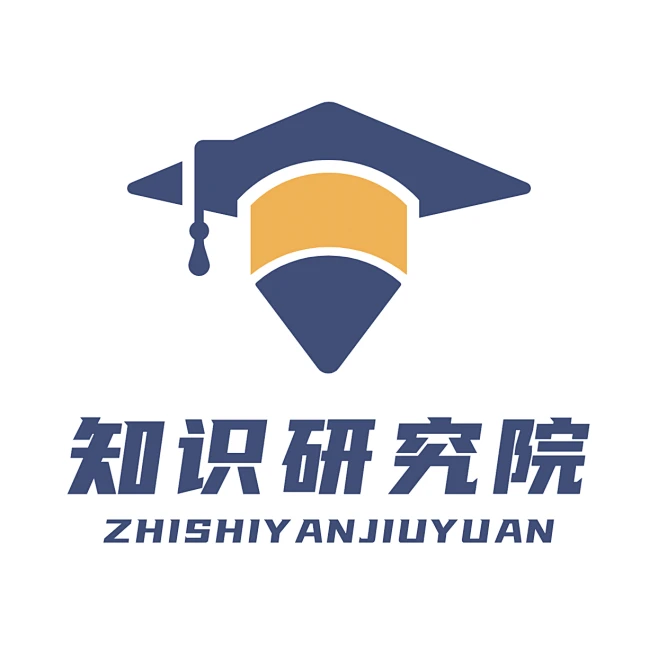 教育培训学士帽简约头像logo素材-花瓣网