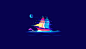 O V E R L A Y S  B L U E : Set of dark overlays on deep blue background