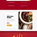Ramen restaurant web site design