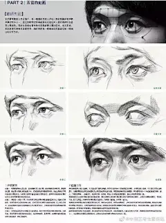 素描五官结构表现注意事项：

1.了解眼睛结构，准确把握眼睛及眼轮匝肌特征。

2.了解鼻子结构，包括鼻根、鼻梁、鼻背、鼻翼、鼻尖和鼻孔的结构关系。

3.把握上下嘴唇结构和口轮匝肌特征，并注重嘴角表情。

4.准确把握耳朵外形结构特征。其中耳廓主要结构为耳轮、耳窝和耳垂三部分，特征主要表现在耳轮、耳垂上。

5.注重五官在各角度的透视变化与结构表现。