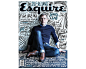Esquire 杂志将涂鸦和人像结合，很好突出了主题