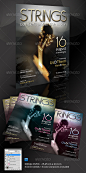 Flyer Template (guitar) - Clubs & Parties Events