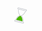 其中包括图片：Intuit hourglass loading animation