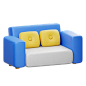 Sofa 3D Illustration