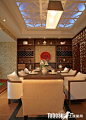 中式风格餐厅酒柜博古架图片—土拨鼠装饰设计门户