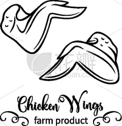 鸡翅,清新,食品,翅膀,动物,鸟类,农场,商品,烹调,油炸