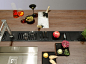 Kitchen equipped track EASYRACK KITCHEN FLAT | Scale by DOMUSOMNIA