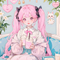 甜甜少女奶茶店丨女生可爱头像