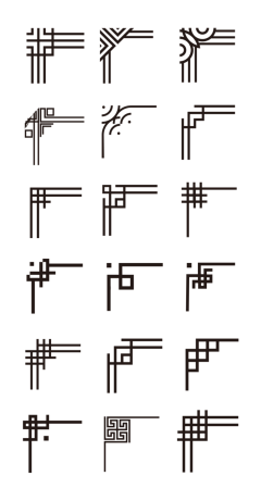 Grimm林采集到底纹，线条，边框