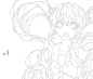 K018ENUAO2Y3Y手绘插画线稿