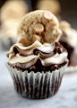 Chocolate Peanut Butter Swirl Cupcake Tutorial