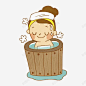 洗澡的女人 设计图片 免费下载 页面网页 平面电商 创意素材