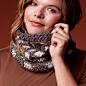 Intermediate Comme Ci Comme Ca Crochet Cowl