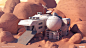 Mars Pop playground, Sylvain Sarrailh : Early concept for Mars Pop, videogame by Outfit7