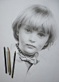 Portrait of a Girl, Andrey Belichenko : paper, pencil.