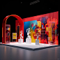 #midjourney  #美陈设计  #AIGC 关键词： Art display design, DP point, commercial display design