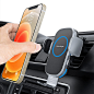 Amazon.com: Car Wireless Charger, 15W Auto-Clamping Car Charger Mount, Air Vent Car Charging Holder for iPhone 12/12 Pro/ 11/11 Pro/Xr/Xs Max/Xs/X/8, Samsung S21/S20 /S10/S9/Note10/ Note9(with QC 3.0 Car Charger)