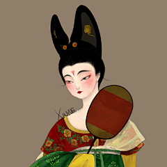 栀子花开中采集到中国风插画