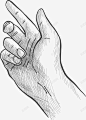 手绘素描手部指头动作矢量图 设计 铅笔画 元素 免抠png 设计图片 免费下载 页面网页 平面电商 创意素材