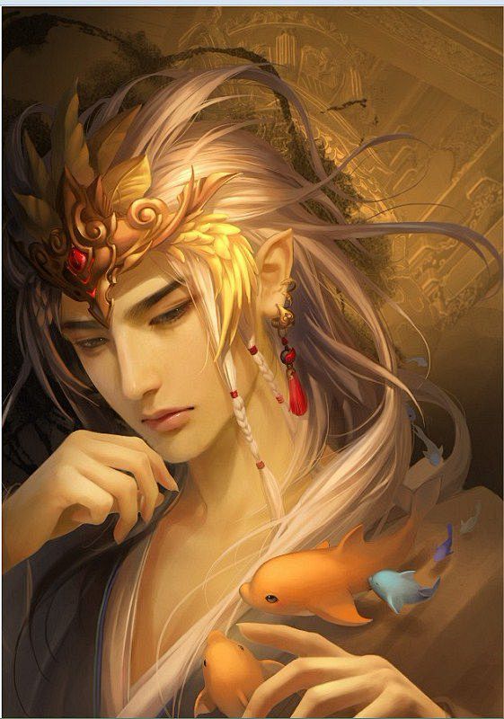 【心凉】美腻了的古典绝色美男子，腐尽天下...