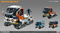 Antarctica snow truck concept, Ben Zhang : Antarctica snow truck concept for Ecopoint overwatch.