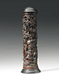 (#275) A CARVED BAMBOO INCENSE HOLDER QING DYNASTY, 18TH CENTURY