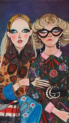 GUCCI壁纸 戳赞一夜暴富  ♀️✨ ​​​​