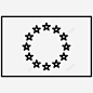 欧盟欧盟旗图标