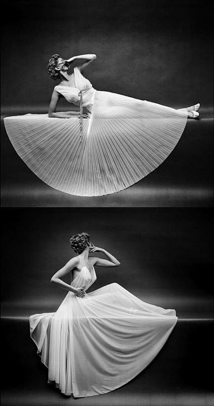 1953年的时尚摄影作品，不论是服装、模...