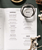 The Greenhouse Tavern Menu by Studio of Christine Wisnieski