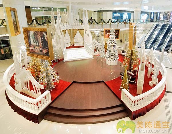 香港圆方商场2010年圣诞美陈节日气氛布...