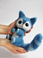 作者玩具Needle Felted Calvin 3 of 7 by Lyntoys