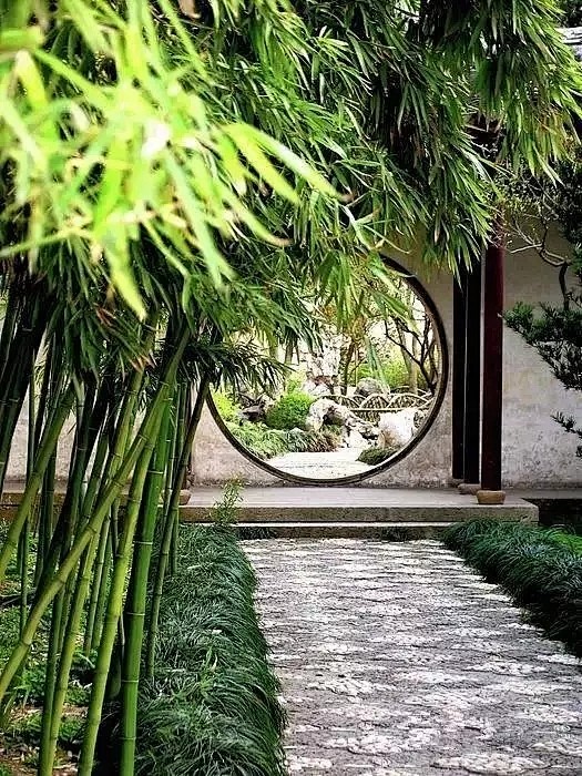 月门，中式园林的无尽风情 - 建筑园林 ...