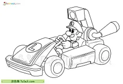 11张《超级马里奥赛车》耀西和更多选手卡通涂色图片下载！ | 涂色集，涂色画打印大图 : 耀西（Yoshi）是《马里奥赛车》系列中的一个重要角色，同时也是任天堂的吉祥物之一。以下是关于耀西在《马里奥赛车》中的介绍：角色背景：耀西是一只绿色的恐龙，首次出现在《超级马里奥世界》（Super Mario World）中，是马里奥的忠实 11张《超级马里奥赛车》耀西和更多选手卡通涂色图片下载！