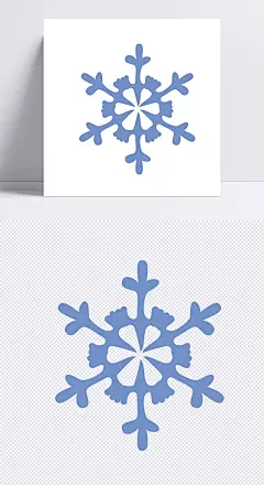 精美蓝色创意艺术雪花图案png元素|蓝色雪花,精美雪花,手绘冰雪,卡通雪花,创意艺术雪花,装饰元素,设计元素