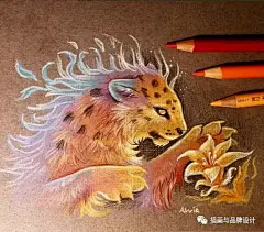 I&amp;B插画丨我滴天呐，彩铅画的小宇宙被打开了，小神兽好美腻（一）