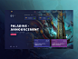 Renegades Website Concept counterstrike csgo redesign ux ui design blue esports gaming