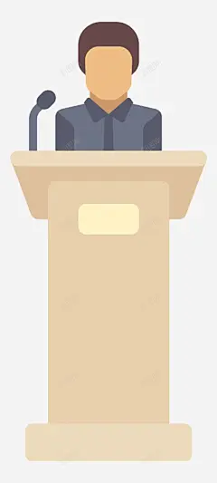 站着演讲的男人高清素材 元素 页面网页 平面电商 创意素材 png素材