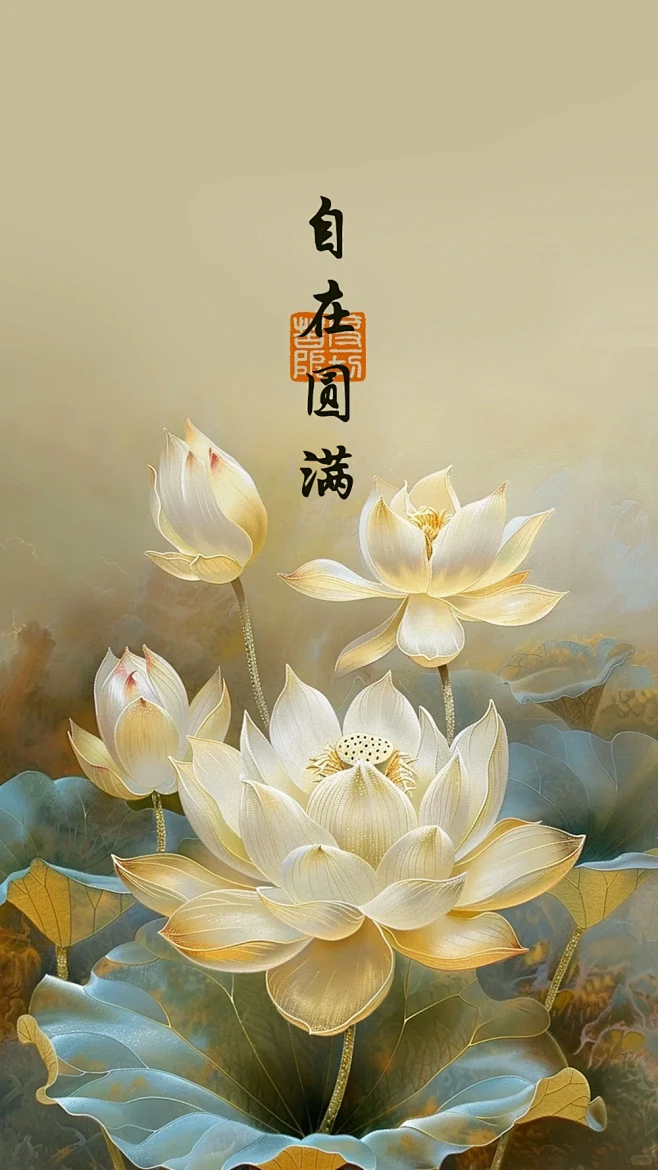 禅意壁纸|东方美学|祝大家六时吉祥 - 小红书