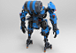 TAEKING, Won Choi (wonanimal) : TaeKing, a armed fighter bot.