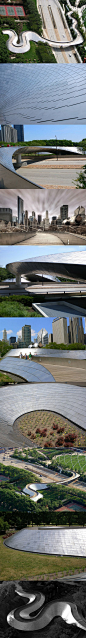 Frank Gehry BP Bridge, Millennium Park, Chicago. Visit the slowottawa.ca boards >> http://www.pinterest.com/slowottawa/: 