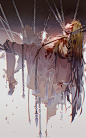光影独特，画风细腻的冥界の女神系列插画丨插画师河CY

Twi：Kawanocy ​ ​​​​